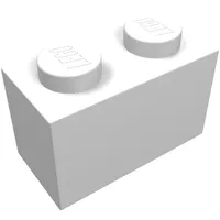 Brick 1 x 2 without Bottom Tube