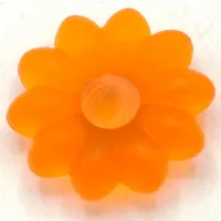 Clikits Icon, Flower 2 x 2 Small, 10 Petals with Pin [Frosted]