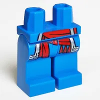 Hips and Blue Legs with Silver Coat Tails and Red Sash Print