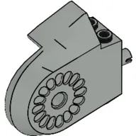 Animal / Creature Body Part, Dinosaur Body Quarter with Pins [Plain]