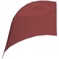 Neckwear Cape, Standard with Red Back [Traditional Starched Fabric]