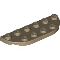 Plate Round Corners 2 x 6 Double