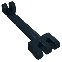 Hinge Bar 2.5L with 2 and 3 Fingers on Ends (Pantograph Shoe Holder)