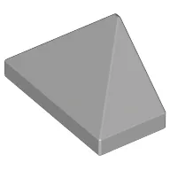 Slope 45° 2 x 1 Triple with Ovoid Bottom Pin