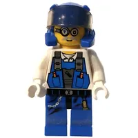 Brains, Blue, with Visor