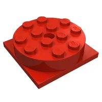 Turntable 4 x 4 Square Base with Top, Complete Assembly