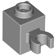 Brick Special 1 x 1 with Clip Vertical [Open O Clip, Hollow Stud]