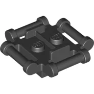 Plate Special 2 x 2 with 4 Side Handles Closed Ends