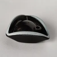 Hat Pirate Tricorne / Triangle with White Brim Print