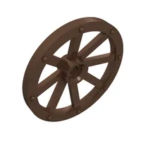 Wheel Wagon Large (33mm D.), Round Hole For Wheel Holder Pin