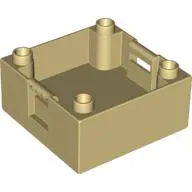 Duplo Container Box 4 x 4 with Studs on Corners