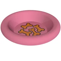 Equipment Dish / Plate / Bowl 3 x 3 with Dog Biscuit Print