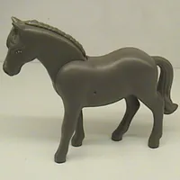 Belville, Animal, Horse, with Dark Orange Outlined Eyes with White Glint Print