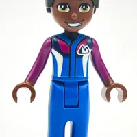 Zac - Blue/Magenta Ski Suit