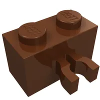 Brick Special 1 x 2 with Vertical Clip [Thick U Clip]