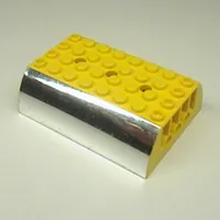 Slope Curved 8 x 6 x 2 Double with Chrome Silver Sides Print