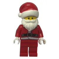 Santa, Coat and Belt, Plain Red Legs, Santa Hat (3626c Head)