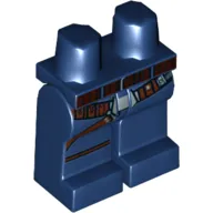 Hips and Dark Blue Legs with Gunbelt Print