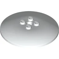 Dish 6 x 6 Inverted (Radar) with Solid Studs