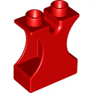 Duplo Brick 1 x 2 x 2 with Side Cutouts and Channel in Top