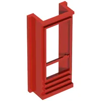 Door 1 x 2 x 4 with Glass for Slotted Bricks