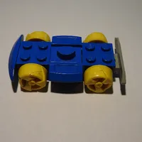 Vehicle Base 4 x 6 Racer Base with Yellow Wheels
