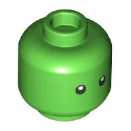 Minifig Head Z-Blob, Small Black Eyes print
