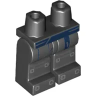 Hips and Black Legs with Blue Belt, Armour