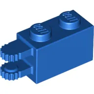 Hinge Brick 1 x 2 Locking with 2 Fingers Horizontal End, 9 Teeth