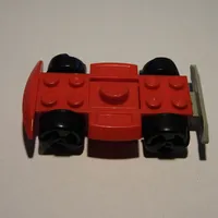 Vehicle Base 4 x 6 Racer Base with Black Wheels