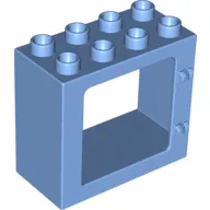 Duplo Door / Window Frame Flat Front Surface, Completely Open Back