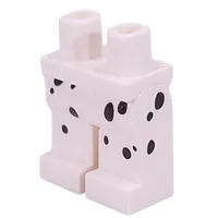 Hips and White Legs with Dalmatian Spots print