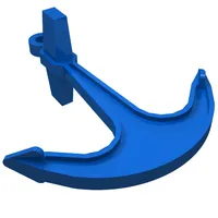 Boat, Anchor - Single Top Hole