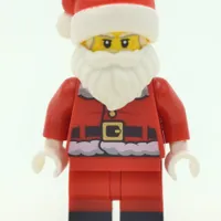 Santa, Black Boots, Candy Cane on Back