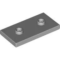 Plate Special 2 x 4 with Groove and Two Center Studs (Jumper)