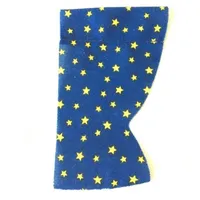 Duplo Curtain Left, with Yellow Stars Print