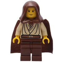 Obi-Wan Kenobi, Padawan, Yellow Skin, Brown Hood and Cape