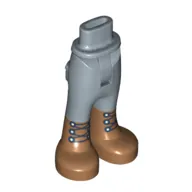 Minidoll Hips and Trousers with Back Pockets with Medium Nougat Boots print