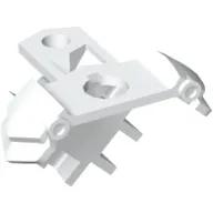 Minifig Neckwear Armor Double Shoulder Pad with Scabbard for 2 Katanas