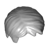 Hair Short, Tousled with Side Part