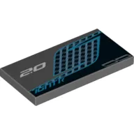 Tile 2 x 4 with Door and 2.0 print