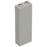 Brick 1 x 2 x 5 with Blocked Open Studs and Bottom Stud Holder with Asymmetric Ridges