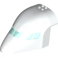 Aircraft Fuselage Curved Forward 8 x 12 x 6 Top