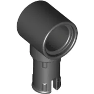 Technic Pin Connector Hub with 1 Pin with Friction Ridges Lengthwise