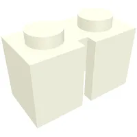 Brick 1 x 2 without Bottom Tube, Slotted (with 1 slot)