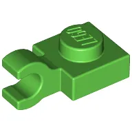 Plate Special 1 x 1 with Clip Horizontal [Thick Open O Clip]