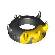 Head Top Zabrak Horns with Yellow Print (Savage Opress)