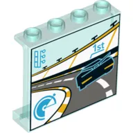 Panel 1 x 4 x 3 [Side Supports / Hollow Studs] Race Screen Print