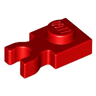 Plate Special 1 x 1 with Clip Vertical [Thick U Clip]