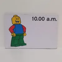 Activity Card, Time-Teaching 12-Hour Clock 10.00 a.m.